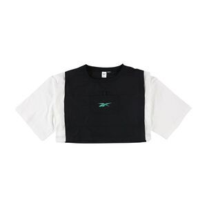 Reebok Womens Pocket Crop Embellished T-Shirt, PRE